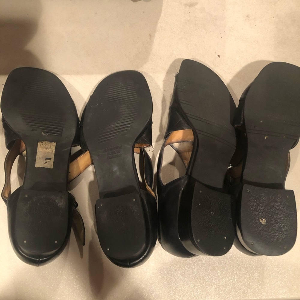 Two Pairs Of Peter Kaiser Leather Sandals - image 2